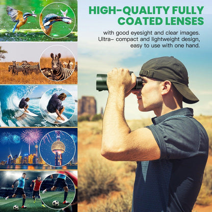 Portable HD 5000M Long Distance Telescope Monocular for Hunting, Sports, Outdoor, Camping, Travel - Kudos Gadgets