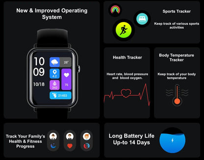 Smart Watch Fitness Tracker For Women - Kudos Gadgets