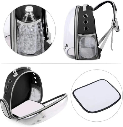 Breathable Cat Pet Carrier Backpack | Transparent Capsule Bubble Pet Backpack - Kudos Gadgets