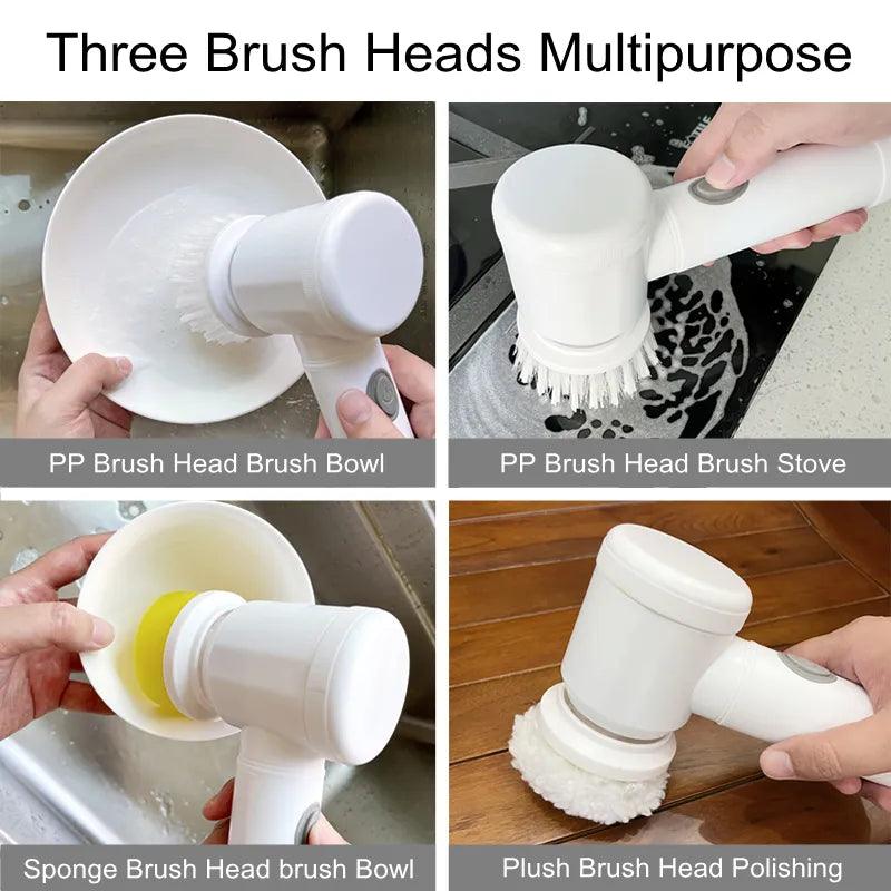 3 In 1 Multifunctional Electric Cleaning Brush - Kudos Gadgets