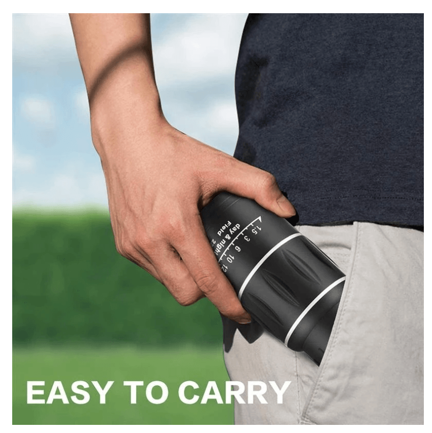 16X52 Monocular With Dual Focus Zoom For Hunting And Camping - Kudos Gadgets