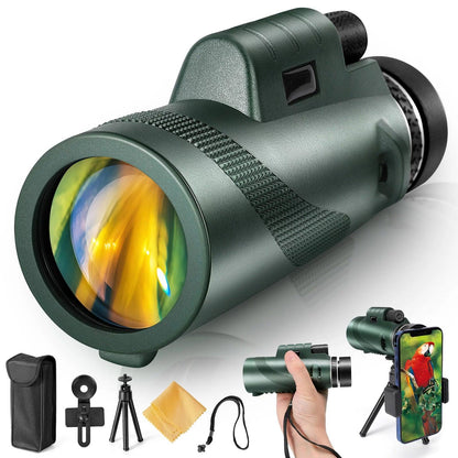 Portable HD 5000M Long Distance Telescope Monocular for Hunting, Sports, Outdoor, Camping, Travel - Kudos Gadgets