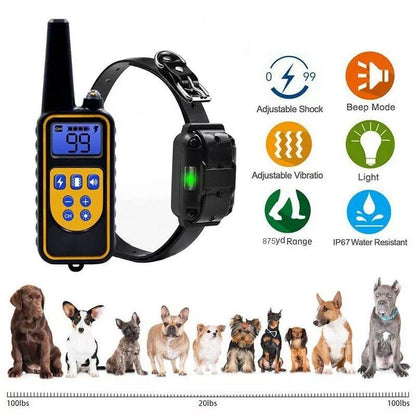 Waterproof Dog Training Shock Collar - Kudos Gadgets