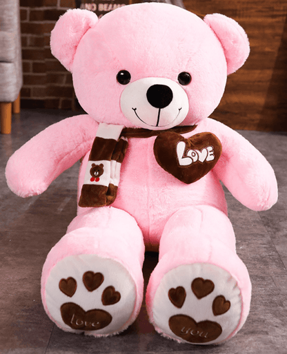 Giant Teddy Bear Plush Toy Huge Soft Toys Pink / 100cm Kudos Gadgets