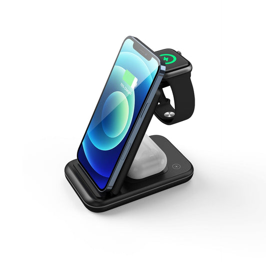 Three-in-One Wireless Charger For Apple - Kudos Gadgets