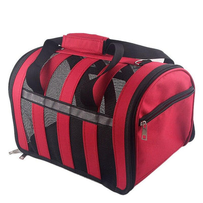 Breathable Dog Cat Carrier Handbag Red / S (36X23X22cm) Kudos Gadgets