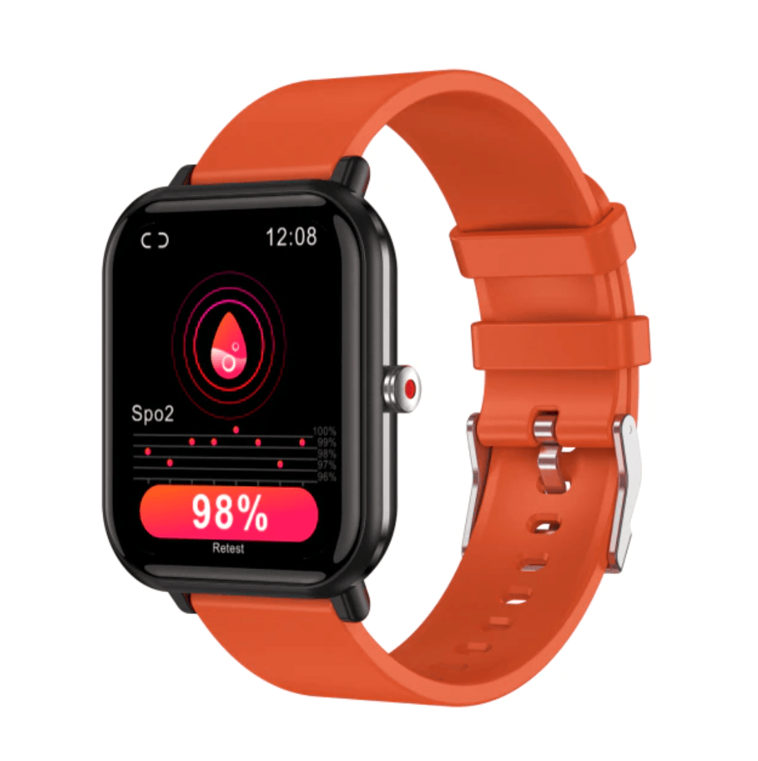 Smart Watch For Android And iOS Orange Kudos Gadgets