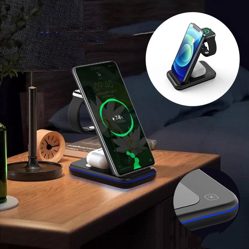 Three-in-One Wireless Charger For Apple - Kudos Gadgets
