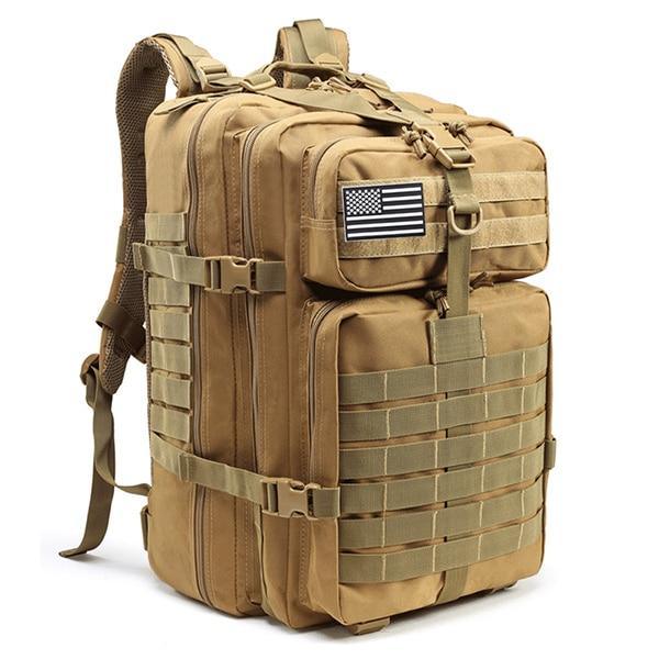 Large Capacity Tactical Backpack For Outdoor Khaki Kudos Gadgets