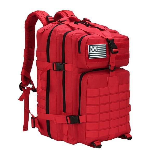 Large Capacity Tactical Backpack For Outdoor Red Kudos Gadgets