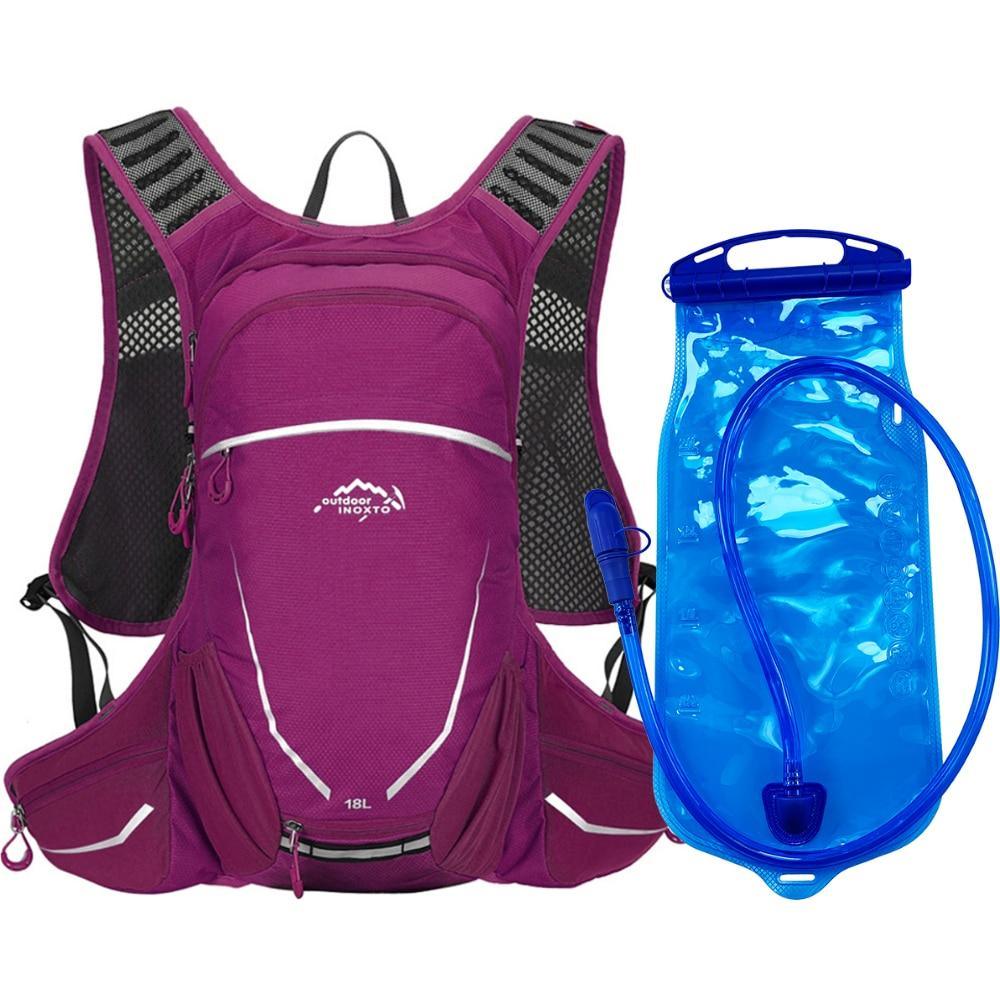 Outdoor Sports Backpack With Water Bag And Storage Purple / With Water Bag Kudos Gadgets